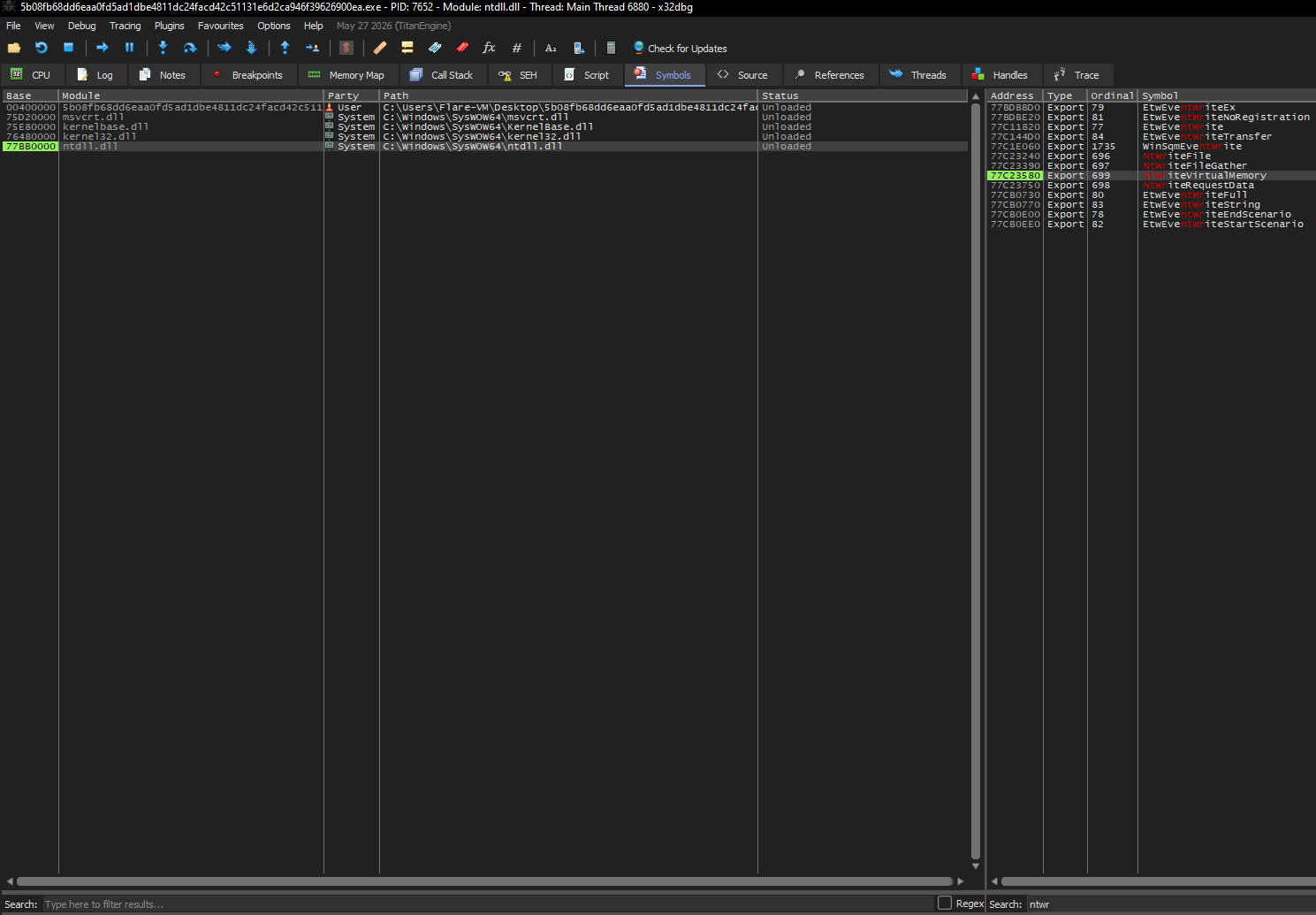 RedLine analysis